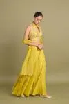 Warm Yellow Sharara Set