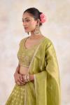 Olive Gold Lehenga Set 