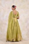 Olive Gold Lehenga Set 