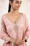 Blushed Sand Tissue Sharara Set 