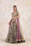 Paisley Grullo Lehenga Set 