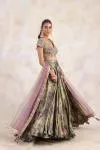 Paisley Grullo Lehenga Set
