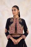 Black Jacket Lehenga Set 