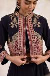 Black Jacket Lehenga Set 