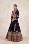 Black Jacket Lehenga Set
