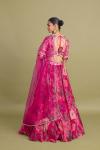 Fuchsia pink Lehenga Set 