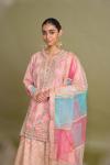 Desert Pink Sharara Set 
