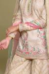 Ivory Gold Sharara Set