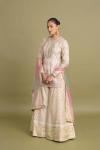 Ivory Gold Sharara Set