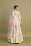 Ivory Gold Sharara Set