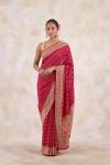 Rich Crimson Banarasi Georgette Saree