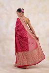 Rich Crimson Banarasi Georgette Saree