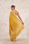 Mustard Yellow Georgette Saree 