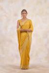 Mustard Yellow Georgette Saree 