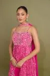Magenta Pink Sharara Set