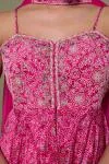 Magenta Pink Sharara Set
