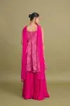 Magenta Pink Sharara Set