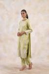 Beige-Yellow Suit Set 