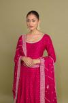 Rani Pink Anarkalli Suit  