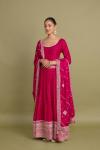 Rani Pink Anarkalli Suit  
