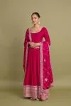 Rani Pink Anarkalli Suit  