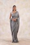 Stone Ash Net Saree 
