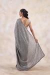 Stone Ash Net Saree 