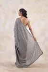Stone Ash Net Saree