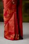 Rani Pink Tissue Silk Saree