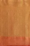 Mustard Gold Tissue Silk Saree