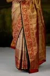 Champagne Gold Uppada Silk Saree