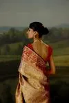 Champagne Gold Uppada Silk Saree