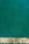 Teal Pure Silk Saree