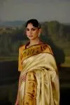 Gold Uppada Tissue Silk Saree