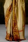 Gold Uppada Tissue Silk Saree
