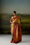 Gold Uppada Tissue Silk Saree