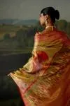 Gold Uppada Tissue Silk Saree
