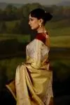 Metallic Gold Uppada Tissue Silk Saree