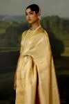 Golden Uppada Silk Saree