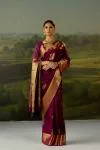 Mulberry Purple Kanjivaram Saree