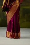 Mulberry Purple Kanjivaram Saree