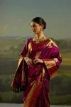 Mulberry Purple Kanjivaram Saree