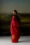 Deep Plum Kanjivaram Silk Saree