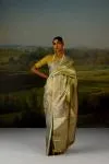 Pistachio Gold Uppada Tissue Silk Saree
