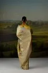 Pistachio Gold Uppada Tissue Silk Saree