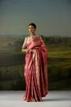 Salmon Pink Kanjivraram Silk Saree