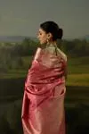 Salmon Pink Kanjivraram Silk Saree