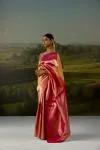 Rose Gold Kanjivaram Silk Saree