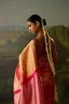 Rose Gold Kanjivaram Silk Saree