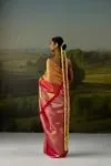 Rose Gold Kanjivaram Silk Saree